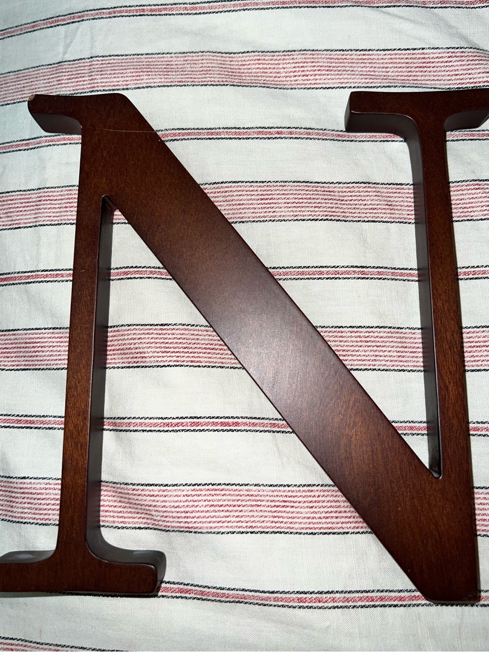 Pottery Barn Kids Wood Letter “N” - Dark Espresso Finish